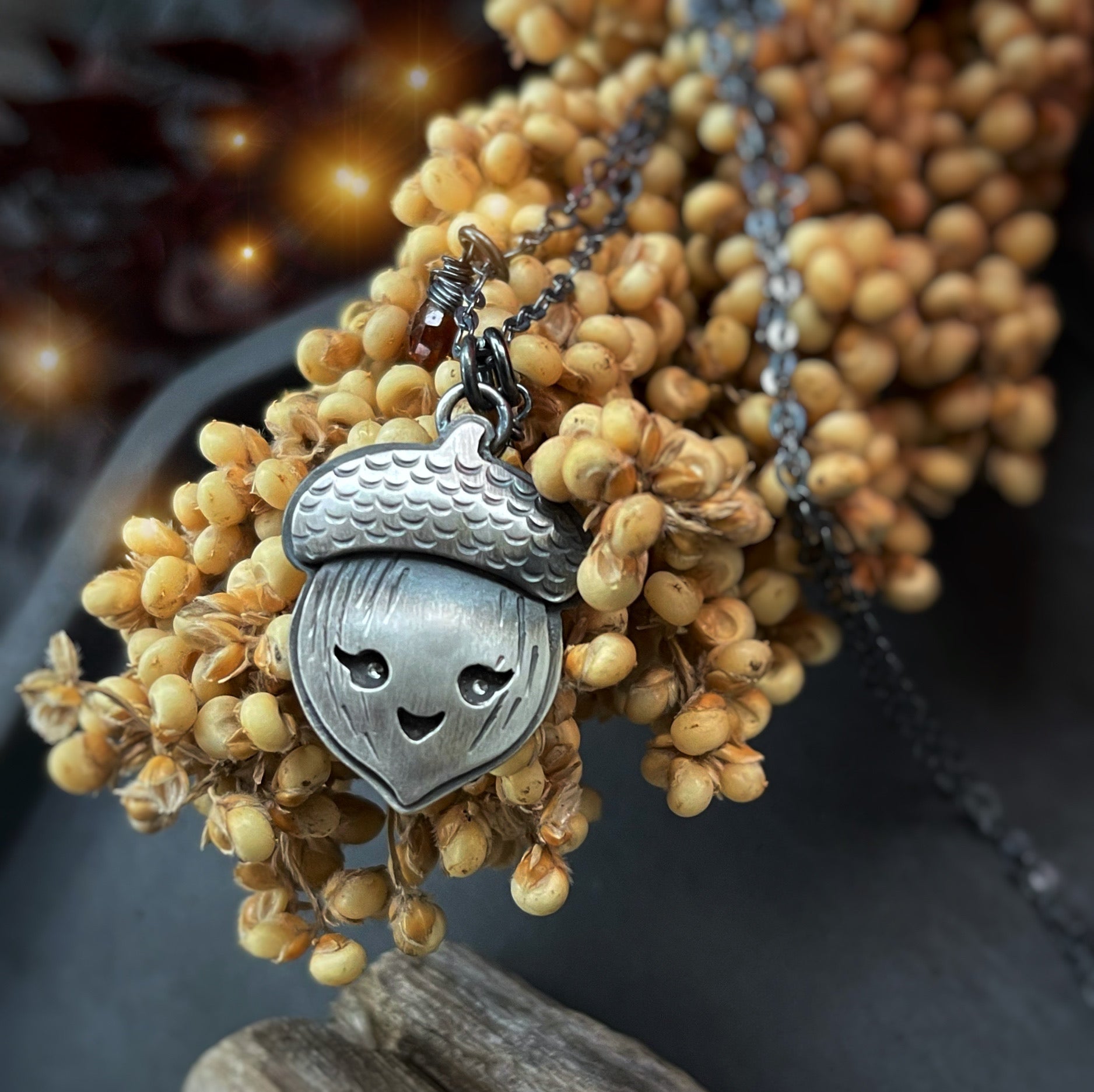 The Harvest Necklace - Happy Acorn