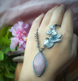 The Healer Necklace - Hummingbird Necklace