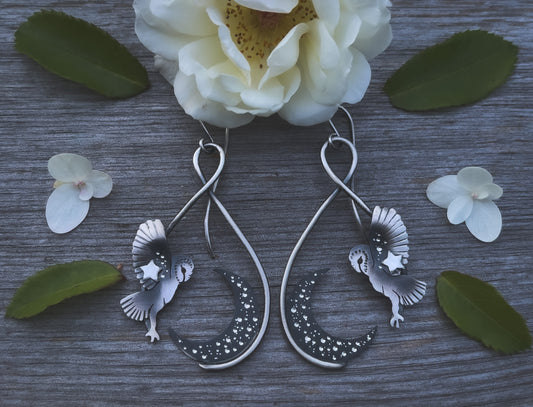 The Night Owl Swing Earrings