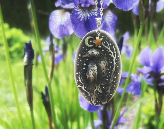 The Night Raven Necklace