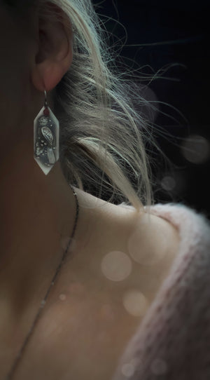 The Red Cardinal Earrings