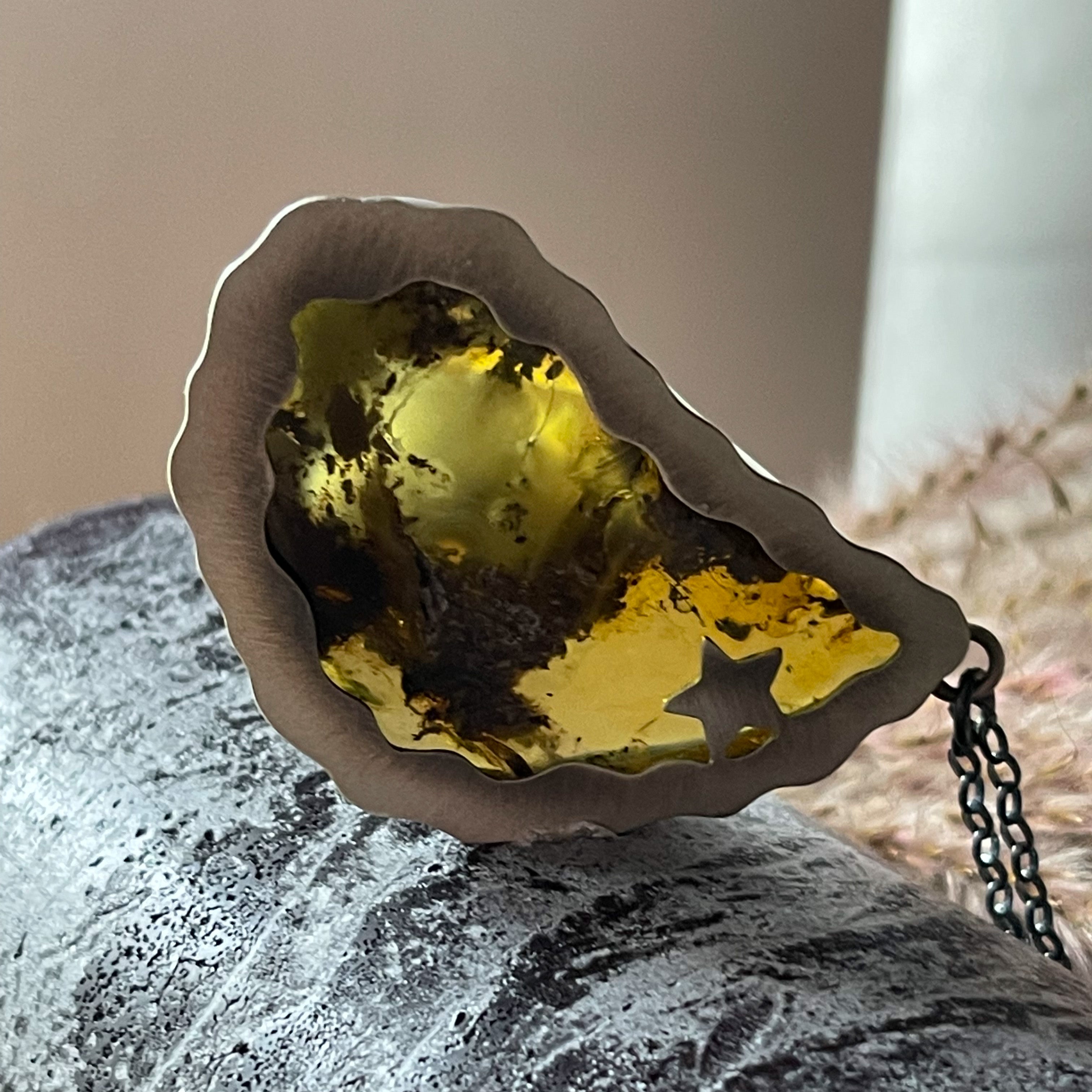 The Amber Hawk Necklace