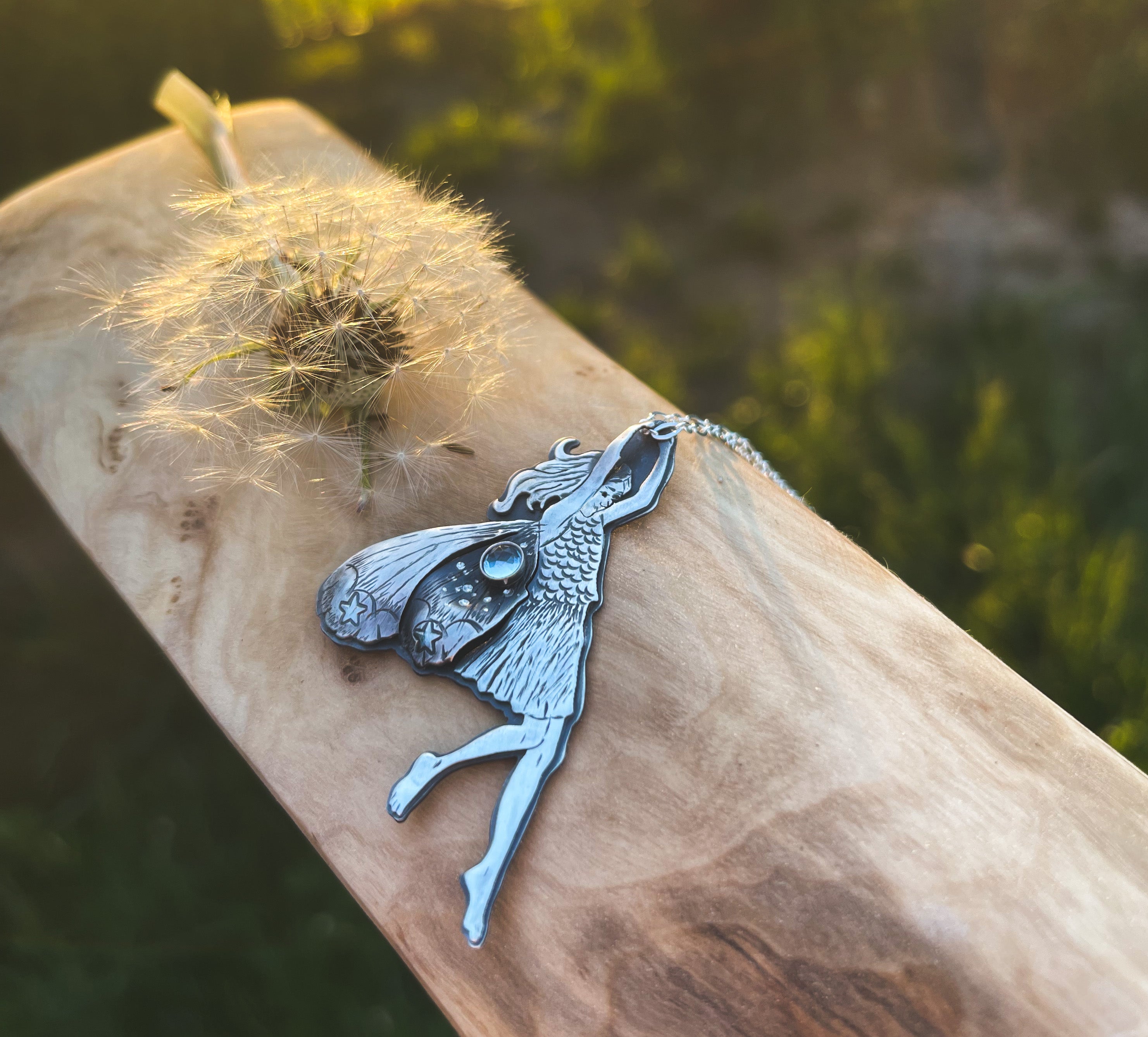 The Nature's Angel - Fairy Necklce