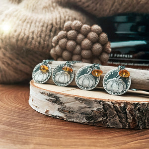 The Pumpkin & Amber Necklace