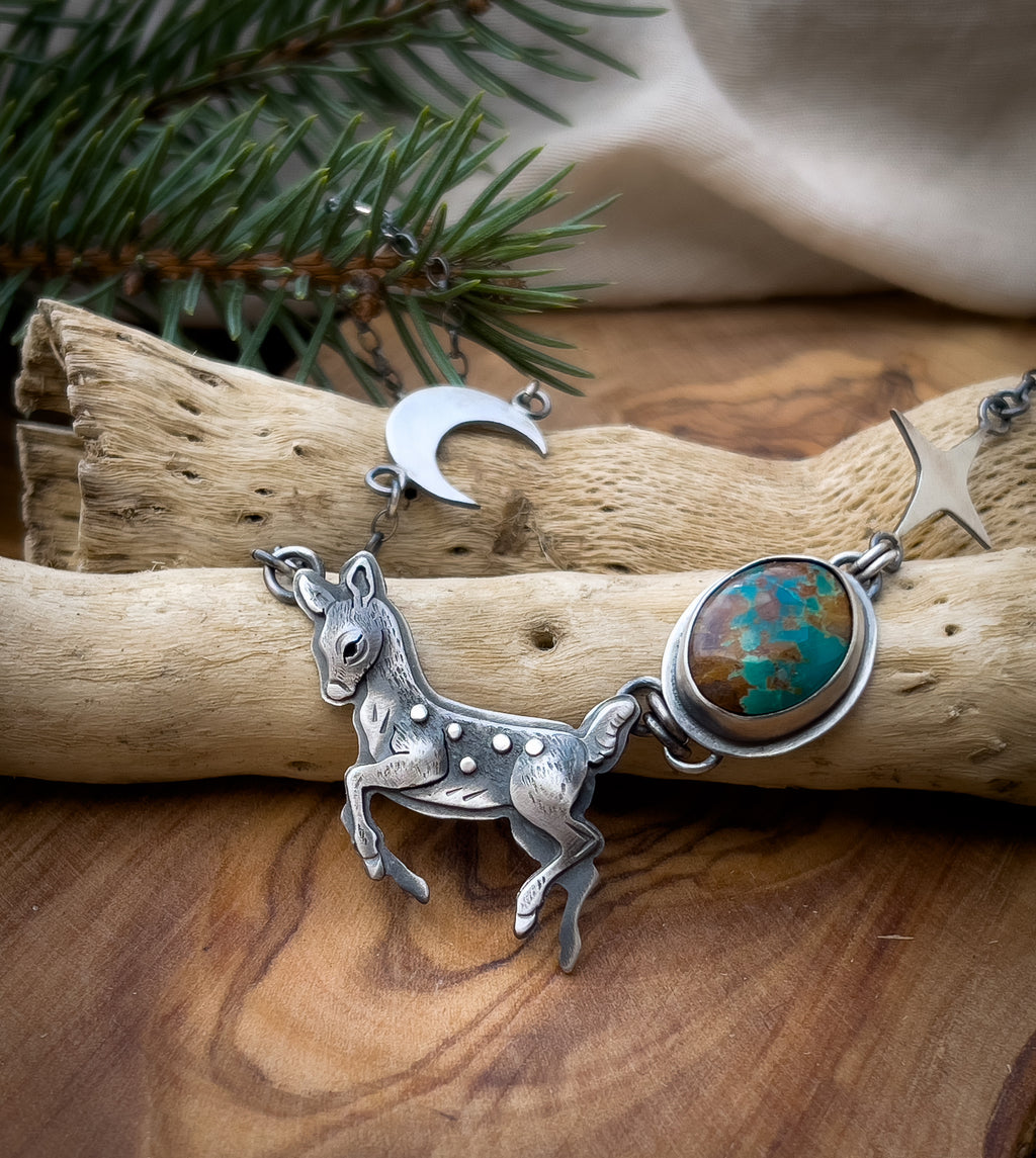 The Fawn & Boulder Turquoise Necklace III