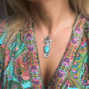 The Moon Fairy & Turquoise Necklace I