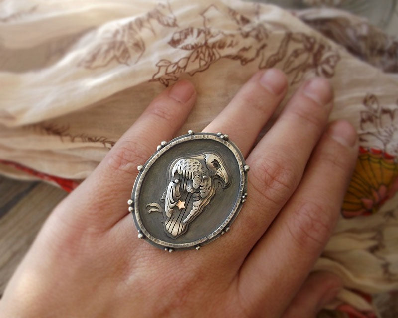 The Raven Shadowbox Ring