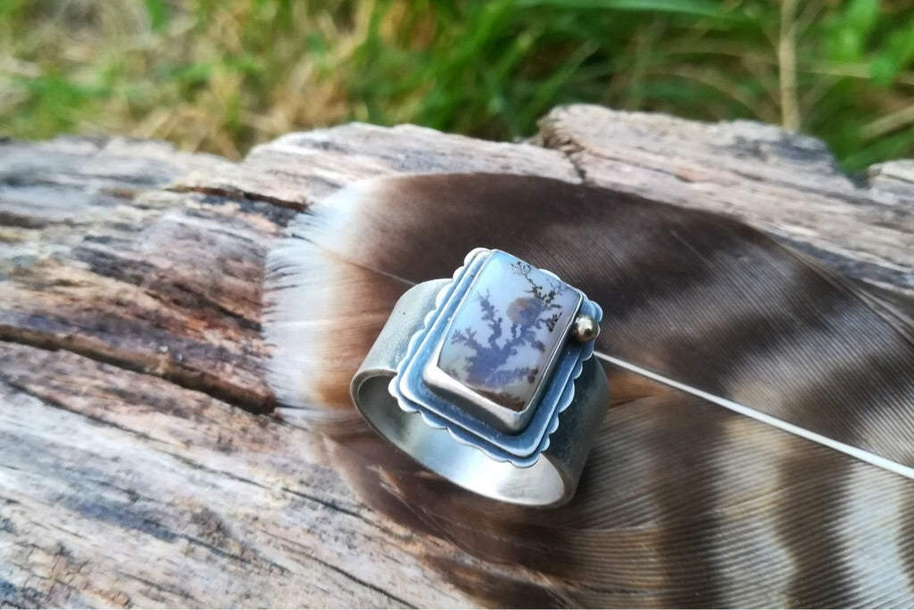 SALE :The Rooted Ring Size 9.25US