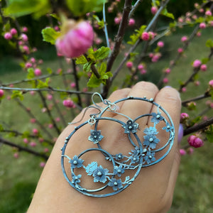 CUSTOM- The Sakura Hoop Earrings