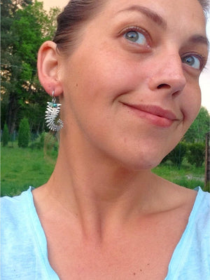 Glowing Fern Earrings