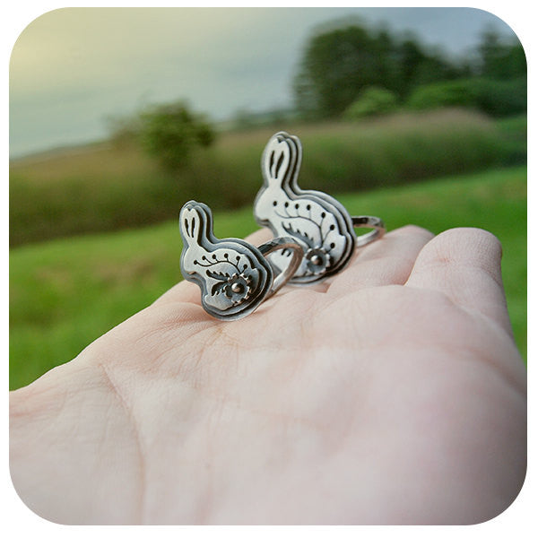 Nature's Whisper - Small Bunny Ring