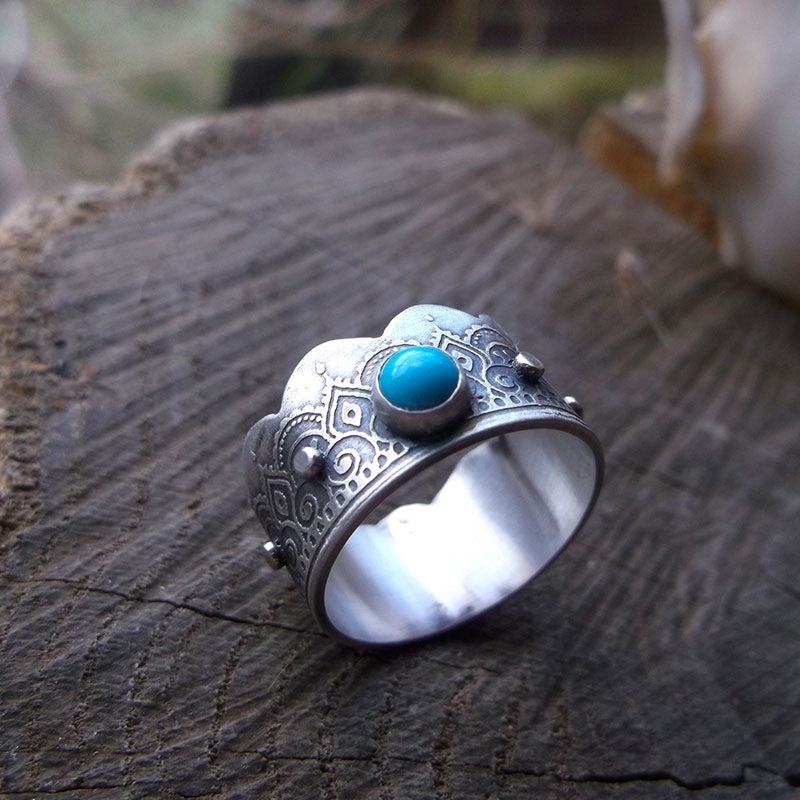 The Wanderlust Turquoise Ring 7 US