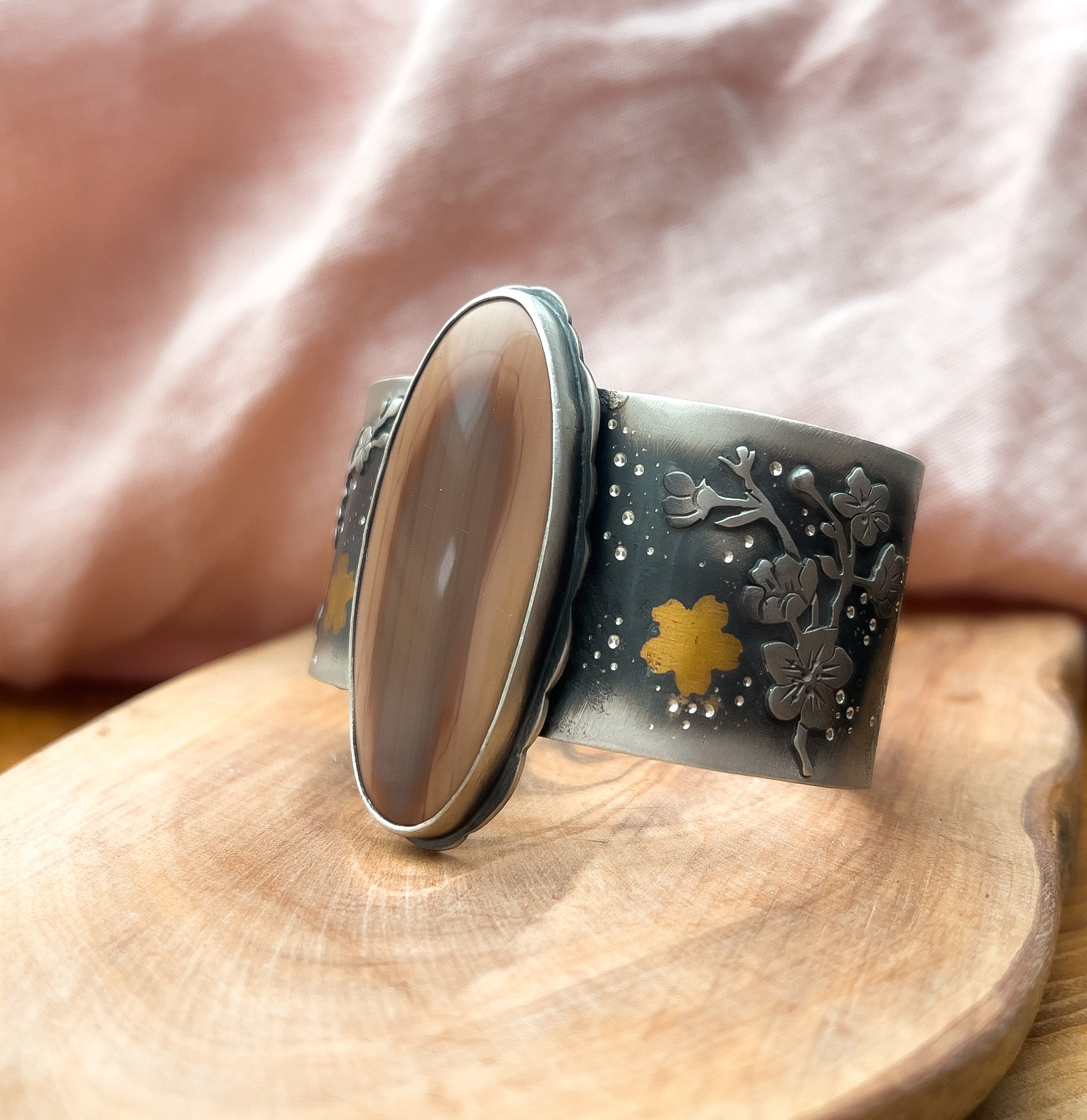 The Sakura Cuff Bracelet