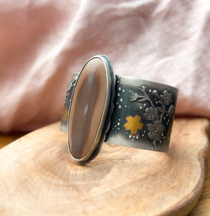 The Sakura Cuff Bracelet