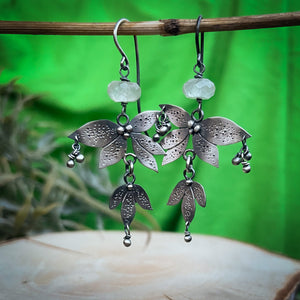 The Flora Leaf Earrings