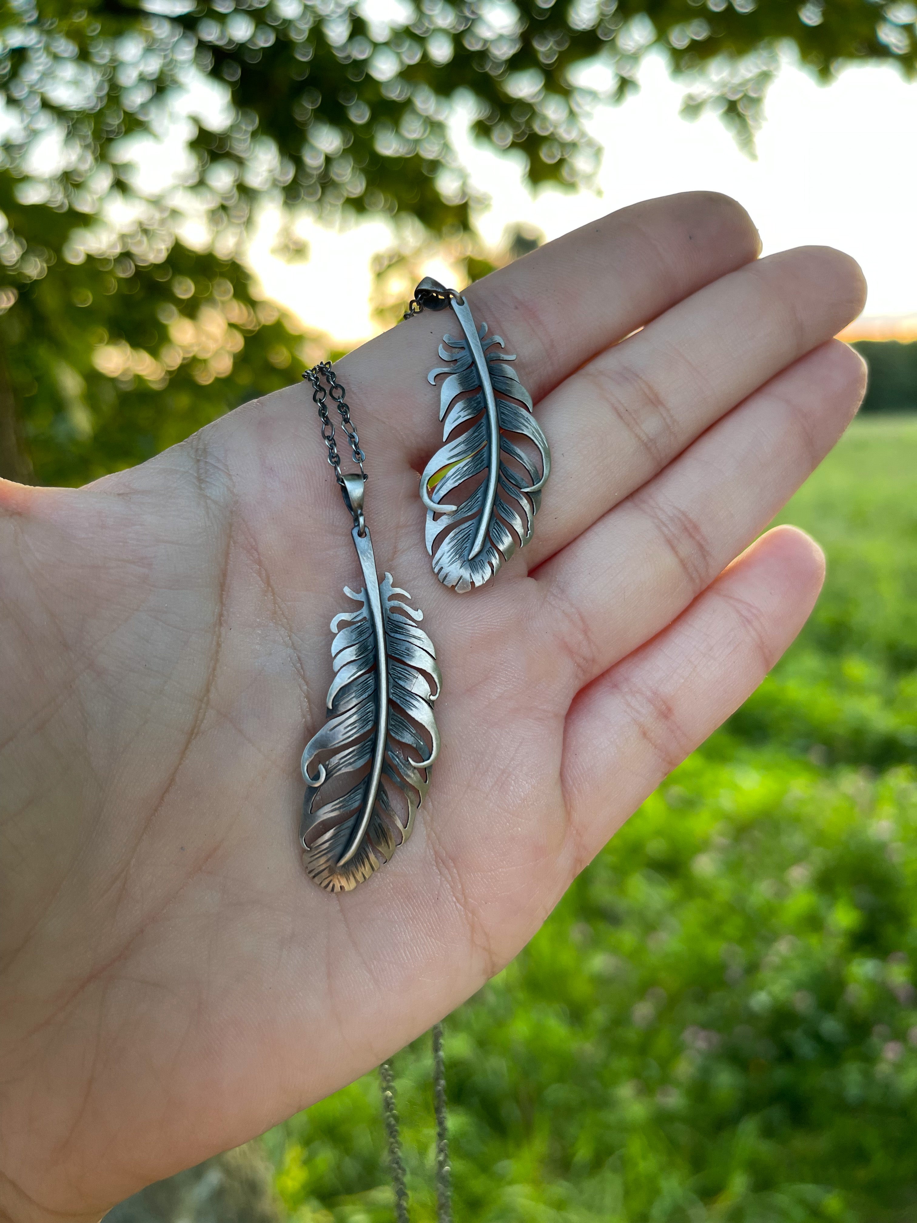 The Smaller Feather Necklace