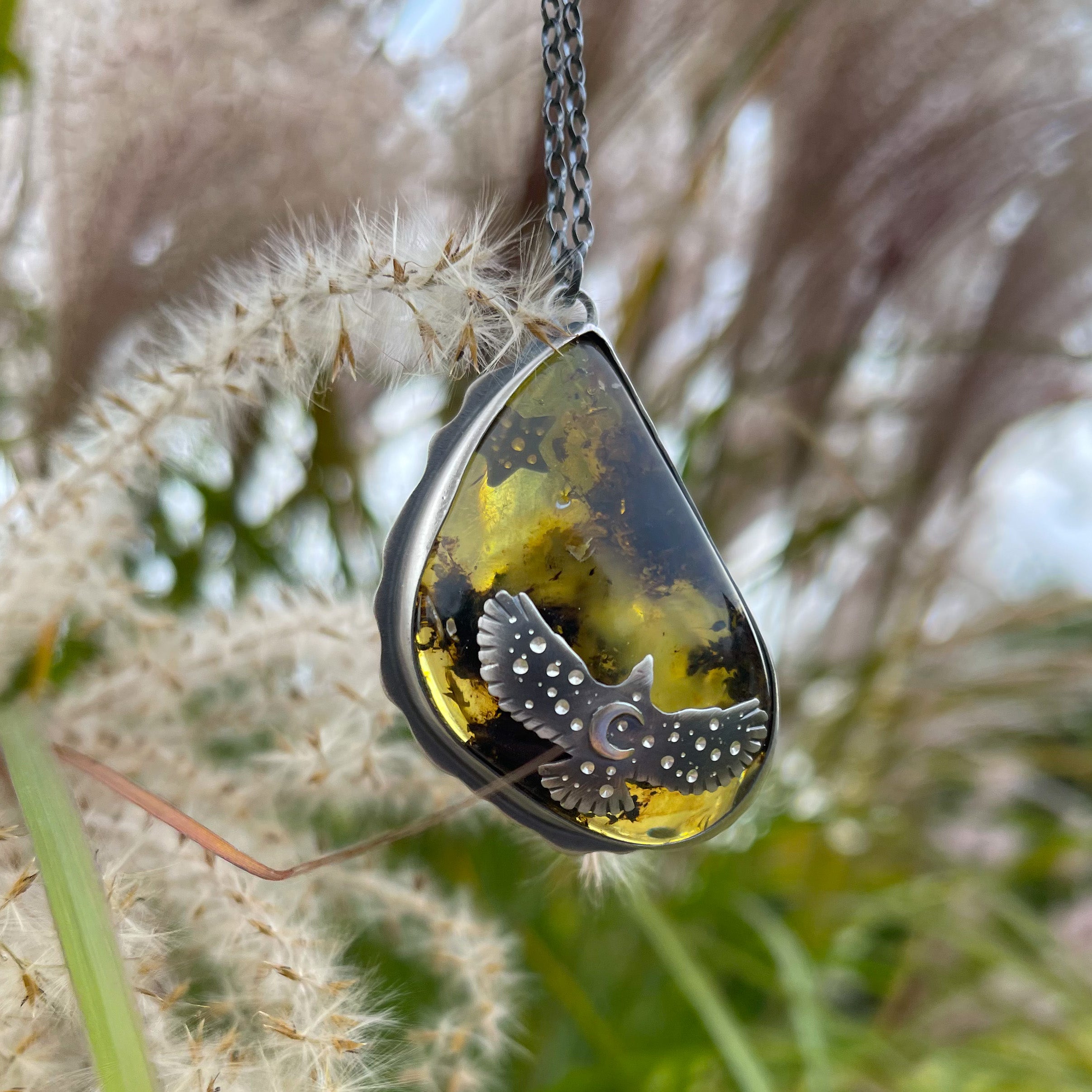 The Amber Hawk Necklace