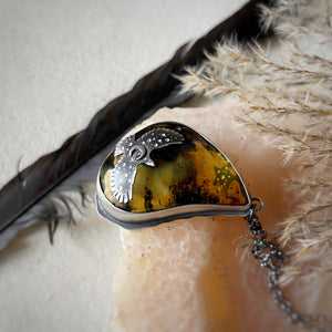 The Amber Hawk Necklace
