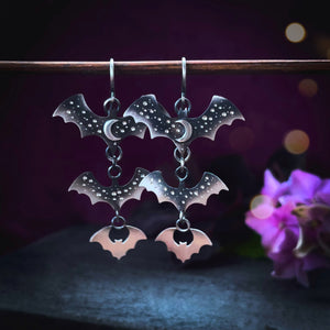 The Ombre Bat Mobile Earrings