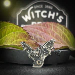 The Bat & Moon Necklace