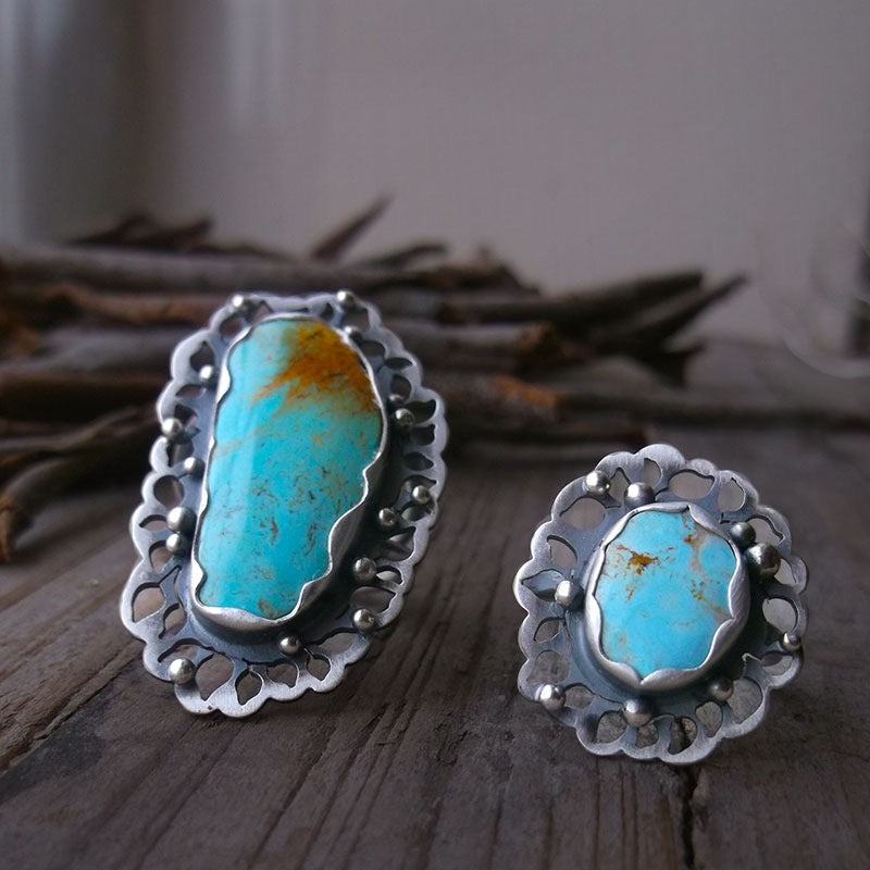 Flora Ring - Nevada Turquoise Ring
