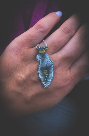 The Crowned Owl Necklace
