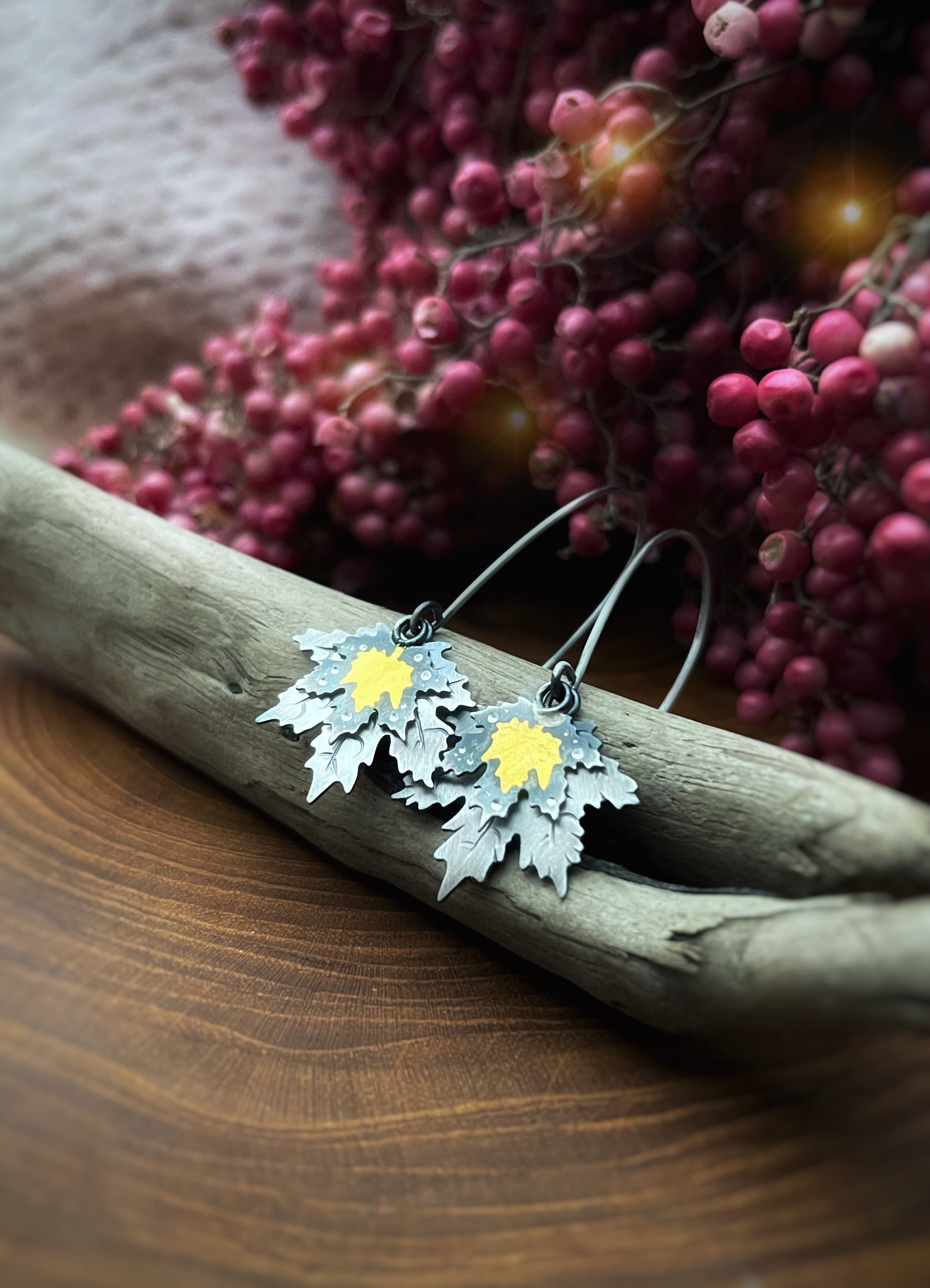 The Autumn Leaf Earrings