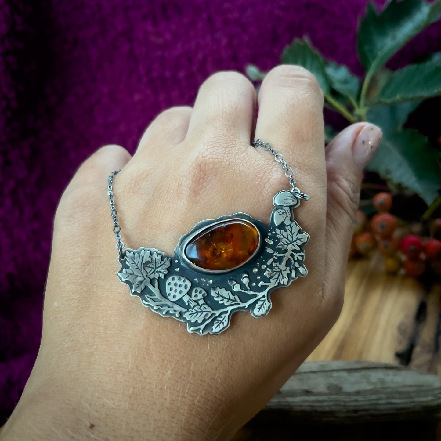 The Harvest Necklace - Baltic Amber