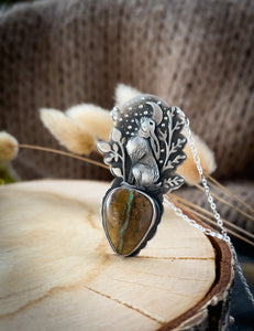 The Autumn Hare Necklace - Medium