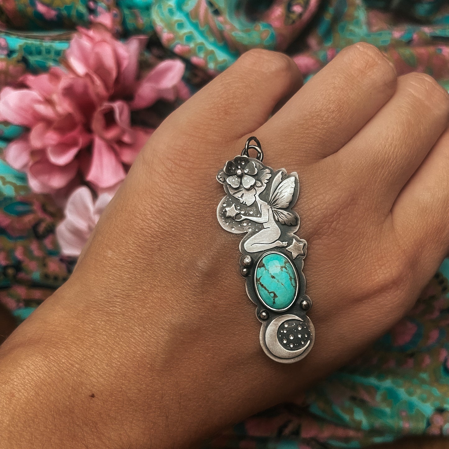 The Moon Fairy & Turquoise Necklace II