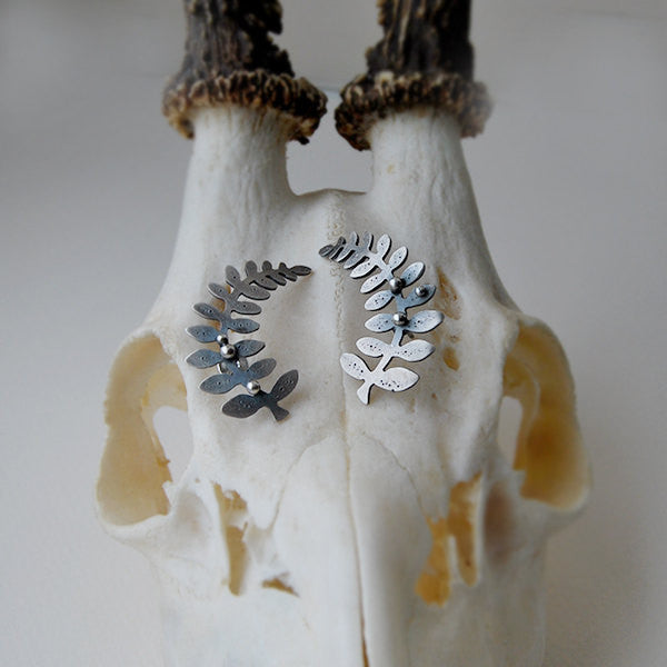 Deep Forest Earrings - Fern Post Earrings
