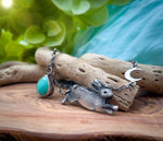 The Rabbit & Turquoise Necklace II