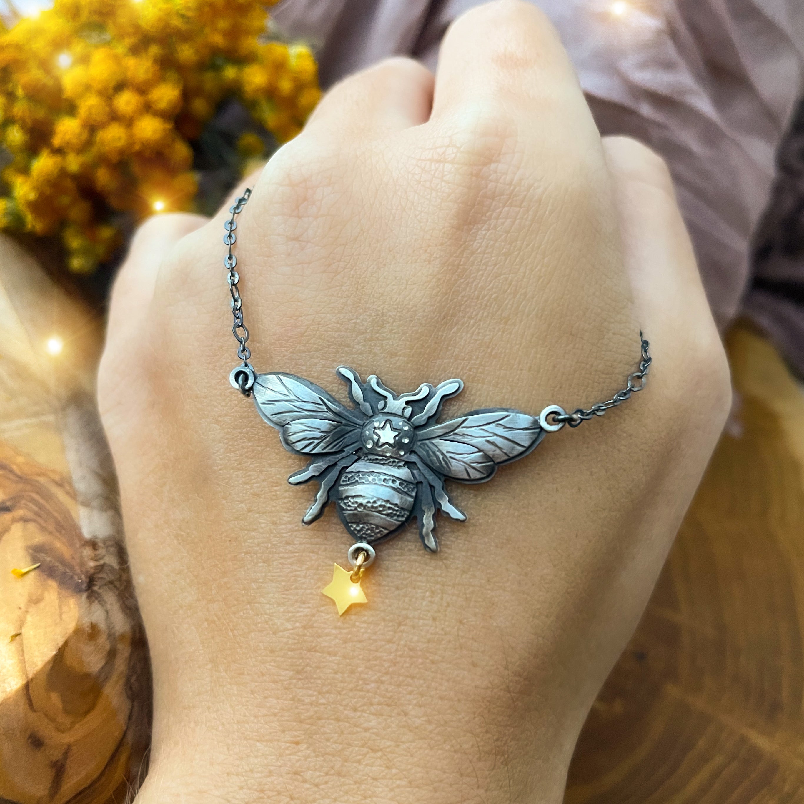 The Night Bee Necklace