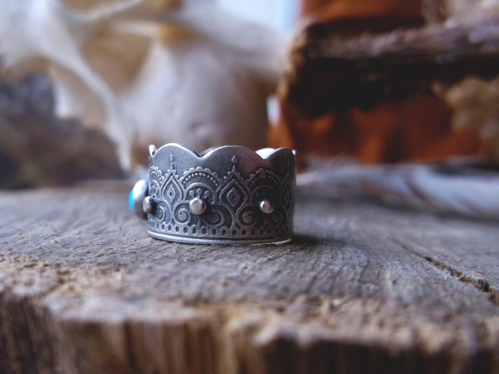 The Wanderlust Turquoise Ring 7 US