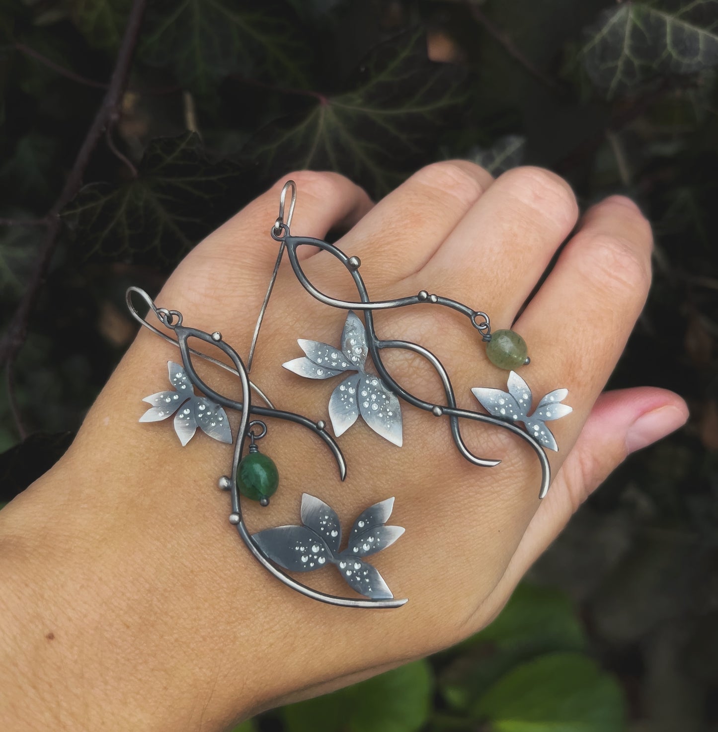 The Fall Ivy Asymmetrical Earrings