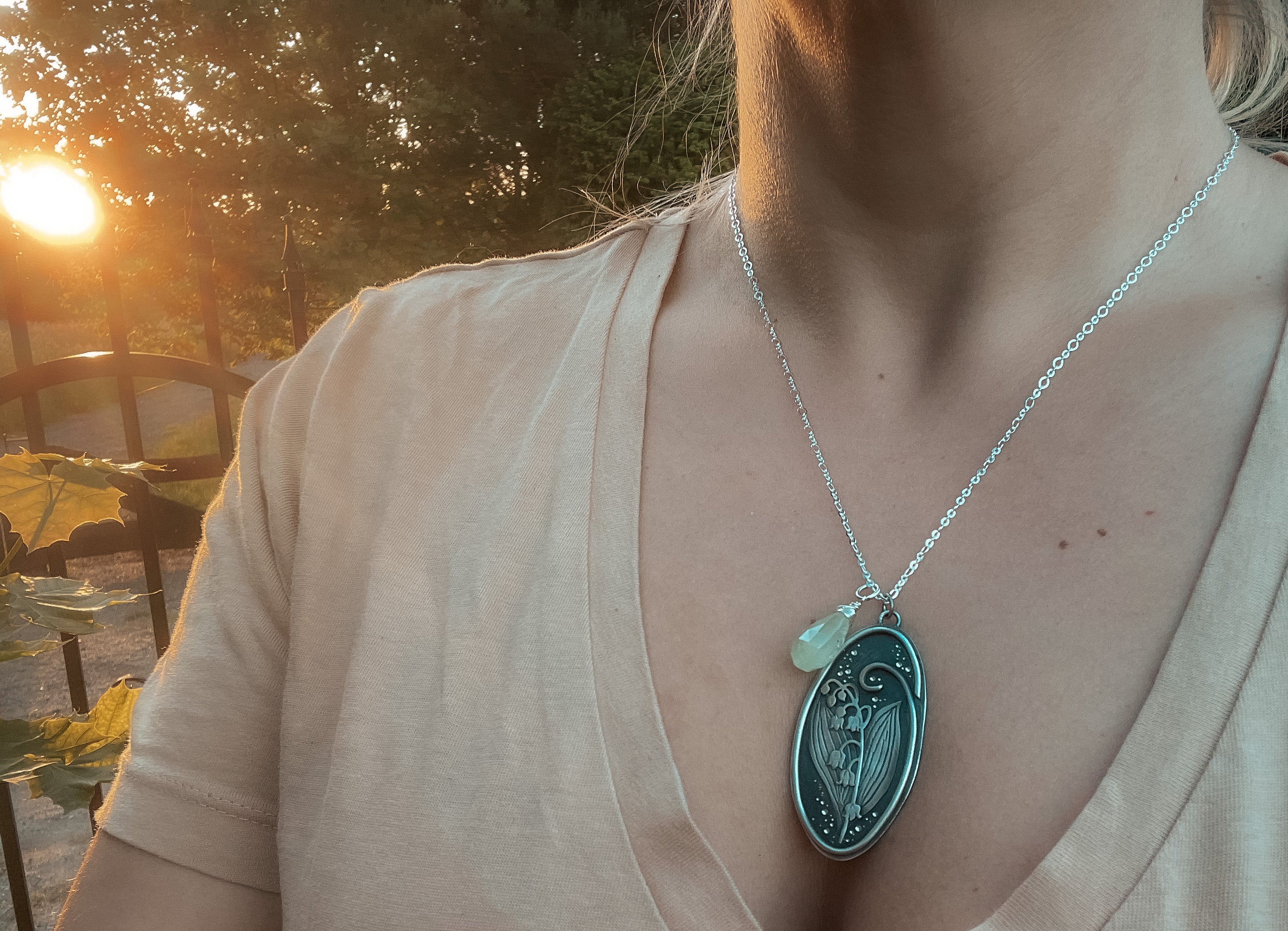 Lily Of The Valley Talisman Necklace