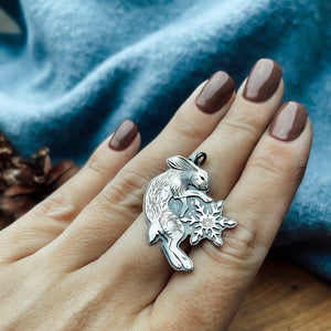 The Winter Hare Necklace