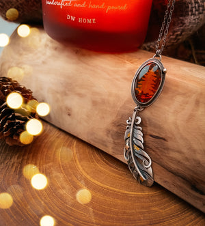 The Winter Wonderland Necklace - Baltic Amber
