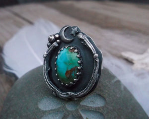 Whispers Ring - Verde Valley Turquoise Ring