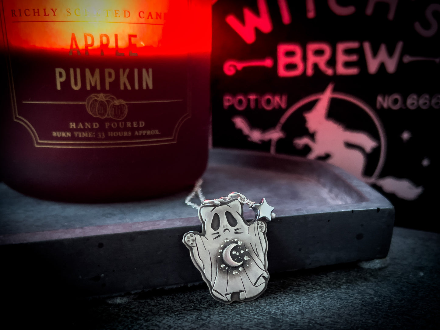 The Ghost Kitten Necklace