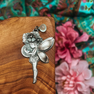 Fairy & Moon Necklace I