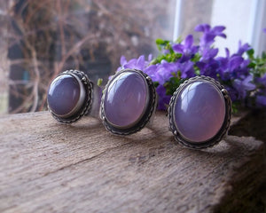 The Healer Ring - Hummingbird Holly Chalcedony Ring 9.5 US