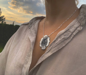 The Labradorite Raven Necklace