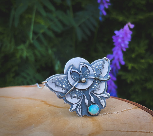 The Metamorphosis Necklace - Moth Necklace