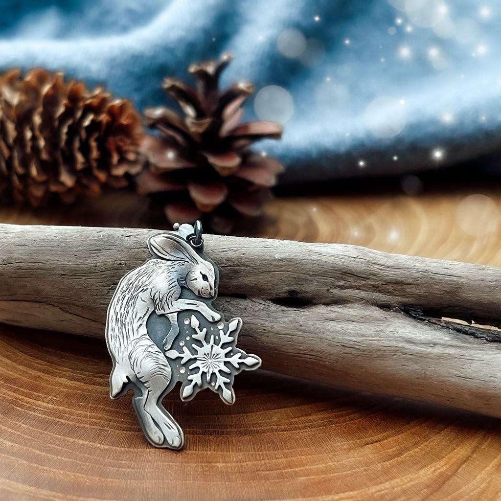 The Winter Hare Necklace