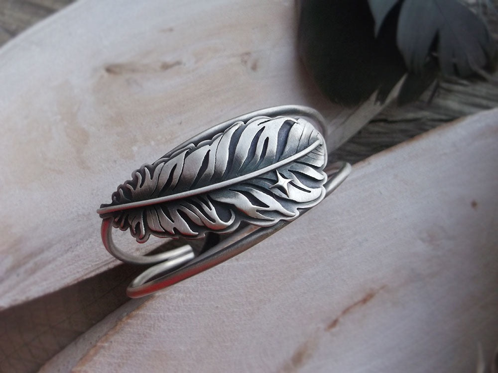 The Feather Cuff Bracelet