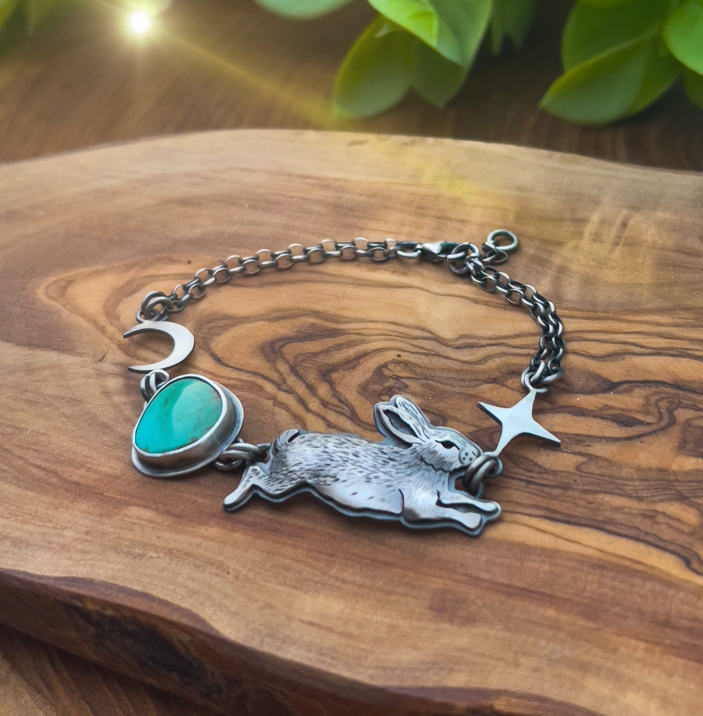 The Rabbit & Turquoise Bracelet II