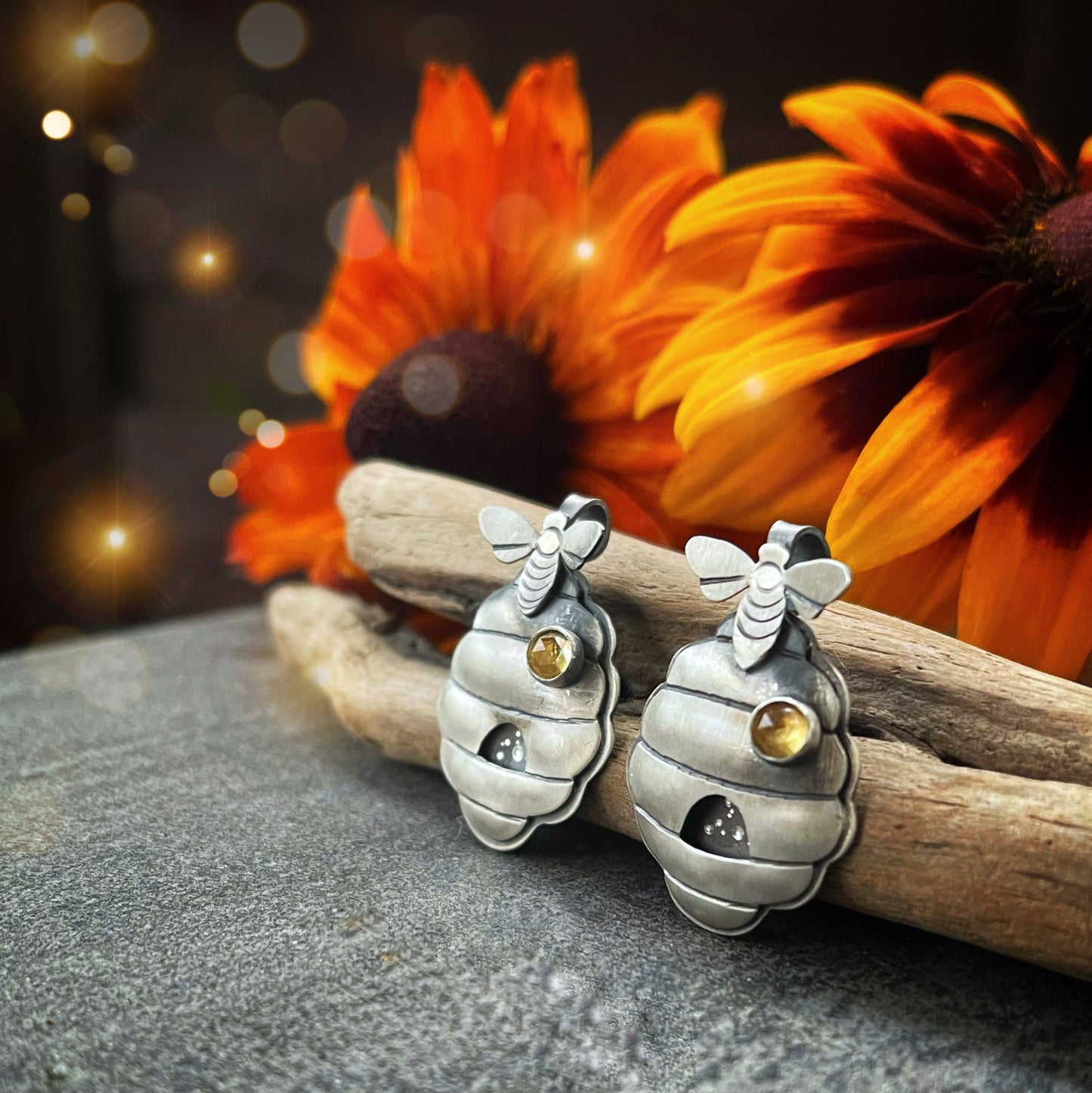 The Bee Hive Necklace