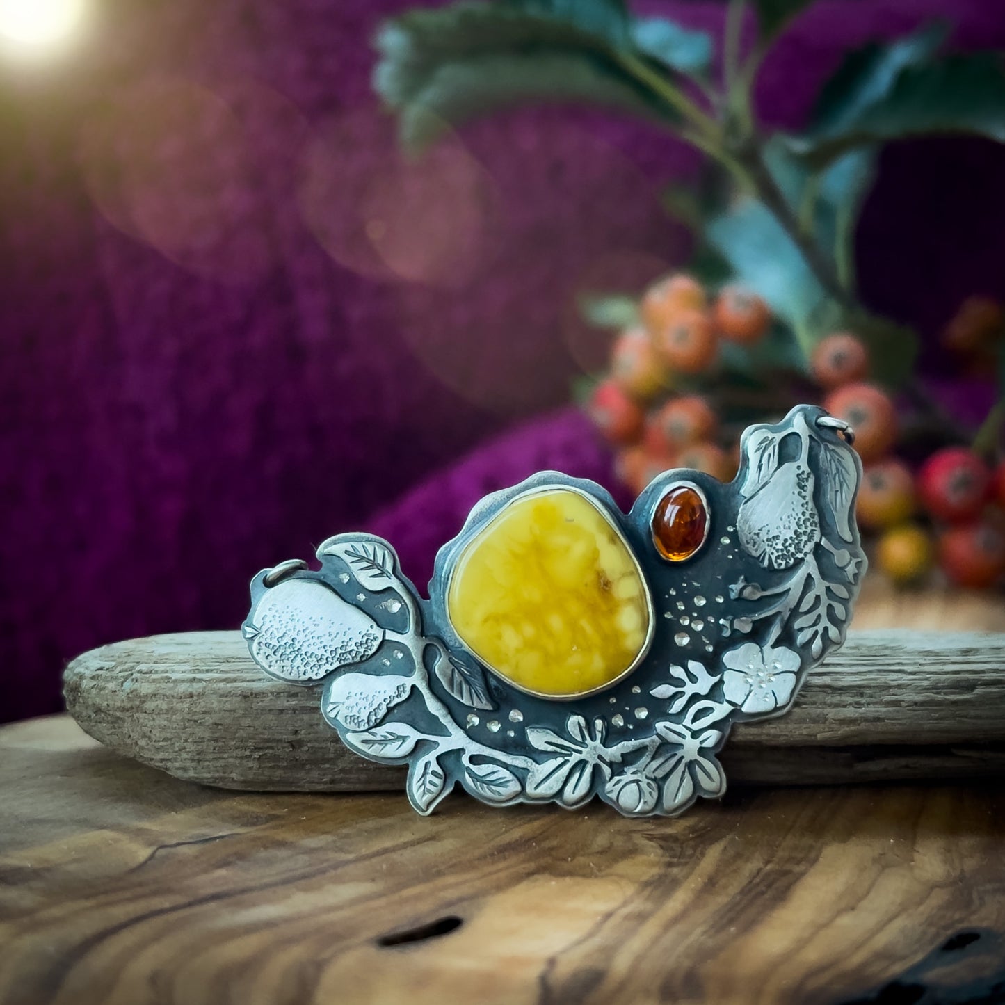 The Harvest Necklace - Baltic Amber