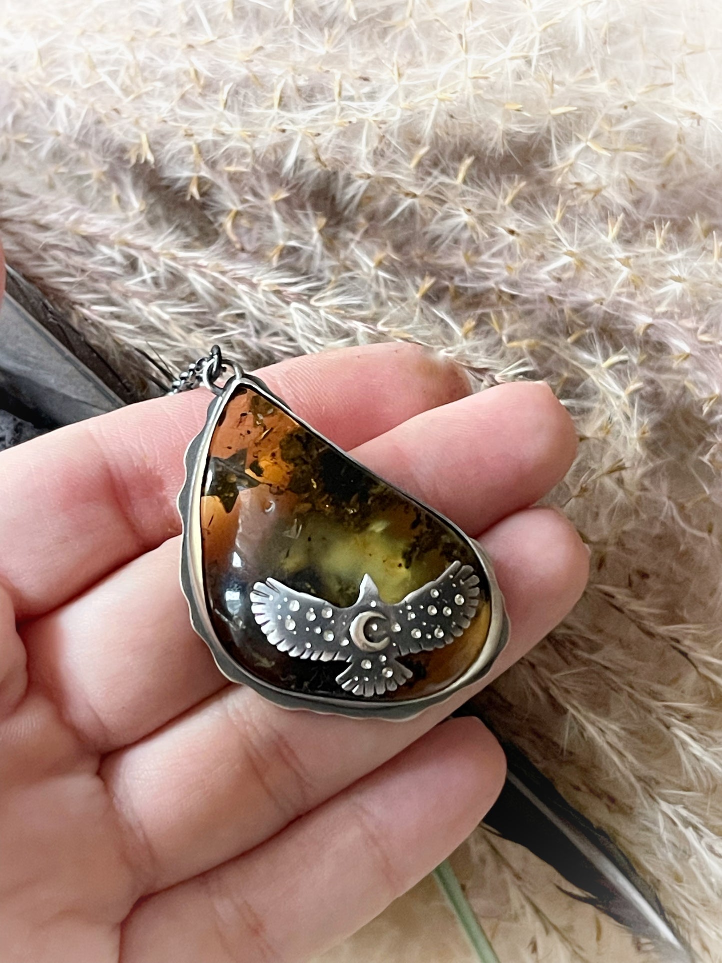The Amber Hawk Necklace
